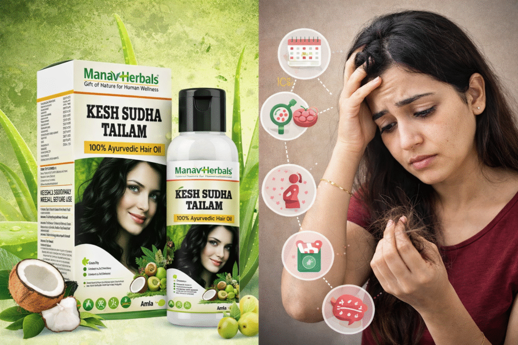 PCOS, Acne Hair Fall: A Complete Ayurvedic Treatment